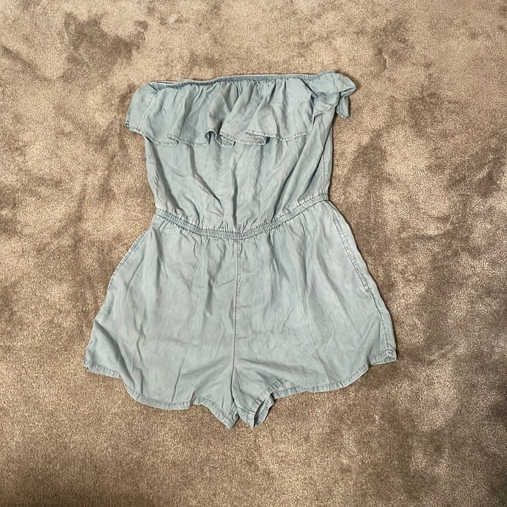 Strapless Romper